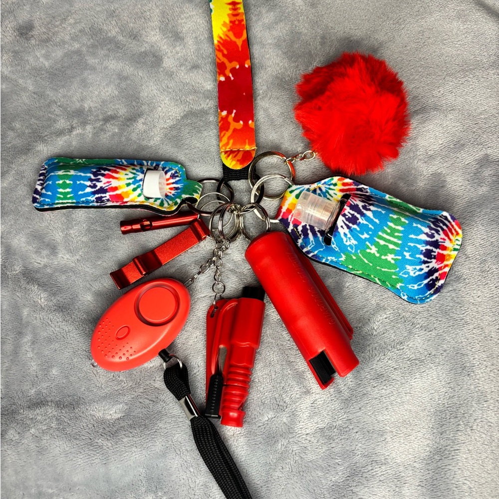 Colorful Safety Keychain Set